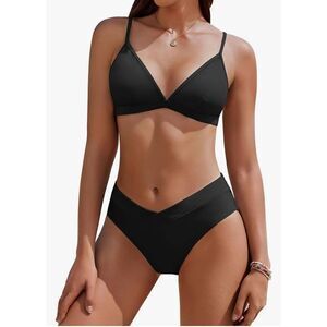 AI'MAGE Womens XL Sexy Triangle Bikini Set High Cut Bathing Two Piece Swimsuit